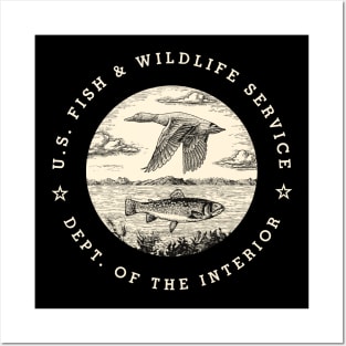 Fish & Wildlife Service 2 by © Buck Tee Originals Posters and Art